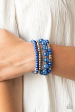Cargar imagen en el visor de la galería, Layered Luster - Blue Bracelet