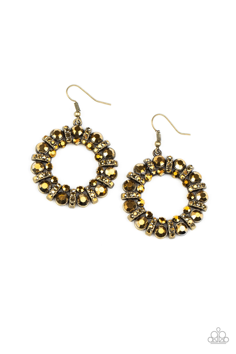 Baby, Its Cold Outside - Brass Earrings