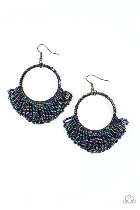 Cant BEAD-lieve My Eyes! - Multi-Colored Earrings