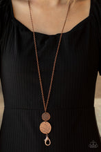 Cargar imagen en el visor de la galería, Shoulder To Shoulder - Copper Lanyard Necklace