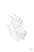 Cargar imagen en el visor de la galería, Gotta Get GEO-ing - Silver Hoop Earrings