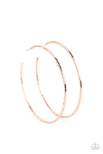 Load image into Gallery viewer, Diamondback Diva - Copper Hoop Earrings