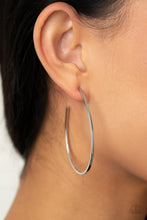 Cargar imagen en el visor de la galería, Basic Bombshell - Silver Hoop Earrings