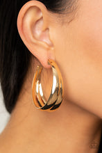 Load image into Gallery viewer, Colossal Curves - Gold Earrings