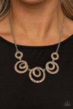 Cargar imagen en el visor de la galería, Total Head-Turner - Brown Necklace
