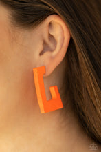 Cargar imagen en el visor de la galería, The Girl Next OUTDOOR - Orange Earrings