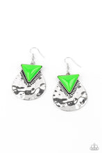 Load image into Gallery viewer, Road Trip Treasure - Green Earrings