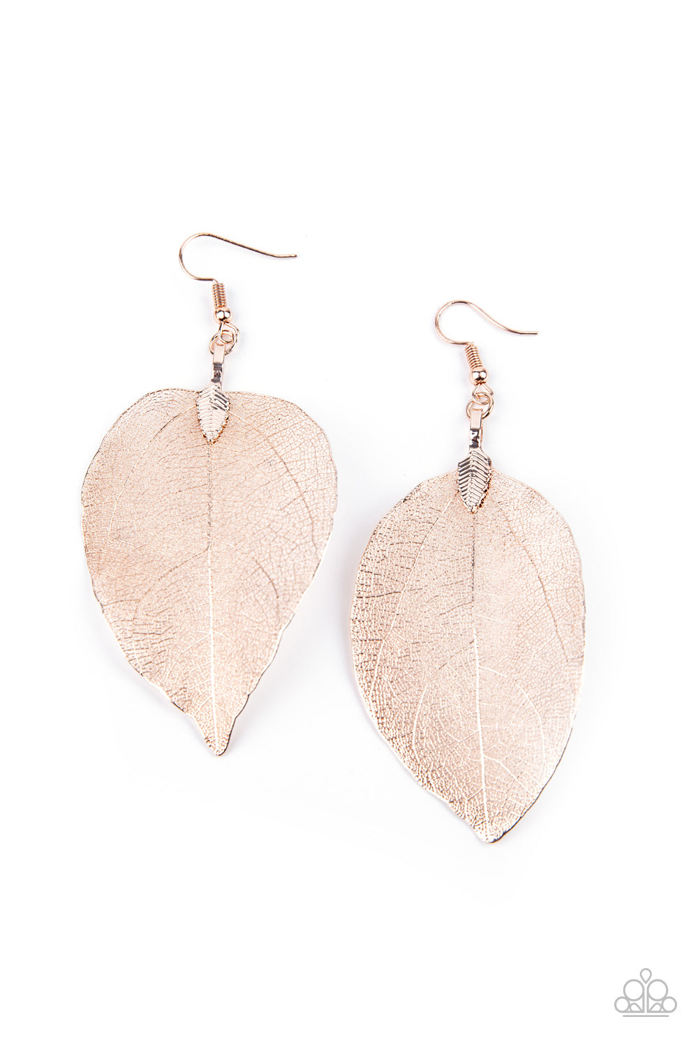 Leafy Legacy - Rose Gold Earrings