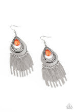 Cargar imagen en el visor de la galería, Scattered Storms - Orange Earrings