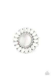 Elegantly Eden - White Ring