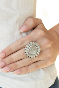 Elegantly Eden - White Ring