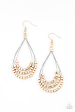 Cargar imagen en el visor de la galería, Off The Blocks Shimmer - Gold Earrings