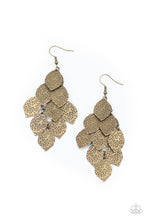 Cargar imagen en el visor de la galería, Loud and Leafy - Brass Earrings