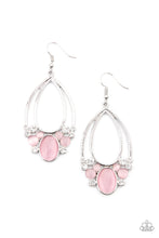 Load image into Gallery viewer, Look Into My Crystal Ball - Pink Earrings