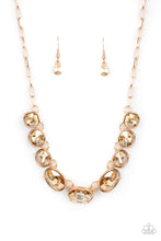 Cargar imagen en el visor de la galería, Gorgeously Glacial - Gold Necklace