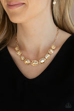 Cargar imagen en el visor de la galería, Gorgeously Glacial - Gold Necklace