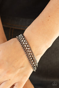 Brilliantly Beaming - Black Bracelet