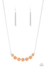Cargar imagen en el visor de la galería, Serenely Scalloped - Orange Necklace