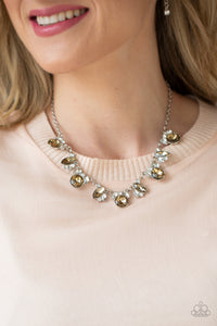 BLING to Attention - Brown Necklace