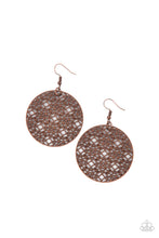 Cargar imagen en el visor de la galería, Metallic Mosaic - Copper Earrings