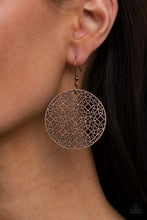 Cargar imagen en el visor de la galería, Metallic Mosaic - Copper Earrings