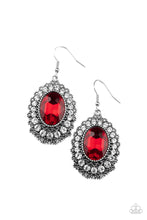 Load image into Gallery viewer, Glacial Gardens - Red Earrings