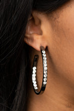 Load image into Gallery viewer, Borderline Brilliance - Black Earrings