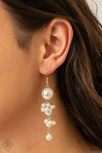 Load image into Gallery viewer, Ageless Applique - White Earrings