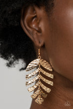 Cargar imagen en el visor de la galería, Palm Lagoon - Gold Earrings