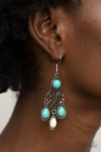 Canyon Chandelier - Multi-Colored Earrings