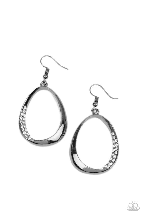 Fiercely Flauntable - Black Earrings