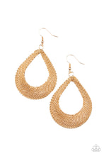 Load image into Gallery viewer, A Hot MESH - Gold Earrings