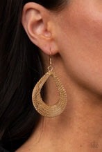 Load image into Gallery viewer, A Hot MESH - Gold Earrings