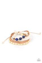 Cargar imagen en el visor de la galería, Natural-Born Navigator - Blue Bracelet