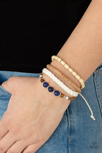 Cargar imagen en el visor de la galería, Natural-Born Navigator - Blue Bracelet