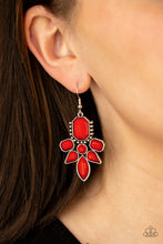 Load image into Gallery viewer, Vacay Vixen - Red Earrings