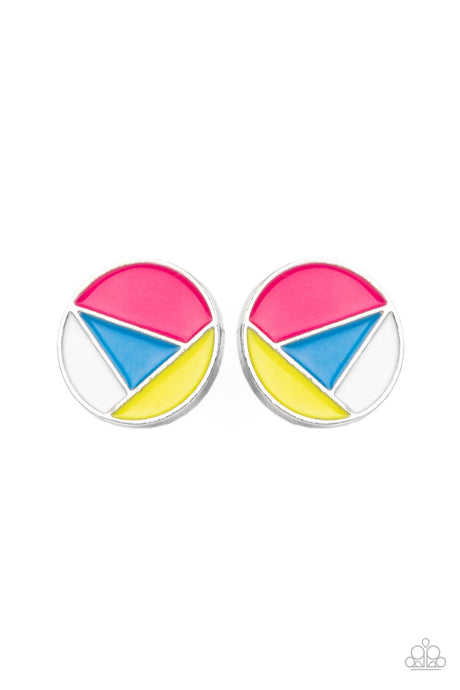 Artistic Expression - Multi-Colored Post Earrings