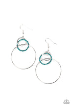 Load image into Gallery viewer, In An Orderly Fashion - Blue Earrings
