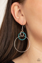 Load image into Gallery viewer, In An Orderly Fashion - Blue Earrings