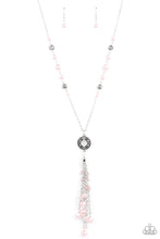 Cargar imagen en el visor de la galería, Tasseled Treasure - Pink Necklace