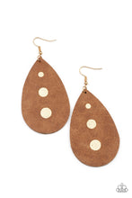 Cargar imagen en el visor de la galería, Rustic Torrent - Gold Earrings