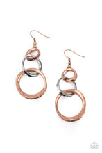 Cargar imagen en el visor de la galería, Harmoniously Handcrafted - Copper Earrings