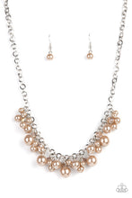 Cargar imagen en el visor de la galería, Positively PEARL-escent - Brown Necklace
