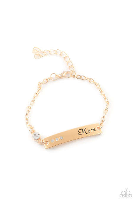 Mom Always Knows - Gold Bracelet