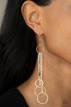 Load image into Gallery viewer, Demurely Dazzling - Gold Earrings