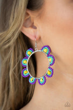 Load image into Gallery viewer, Groovy Gardens - Yellow Earrings