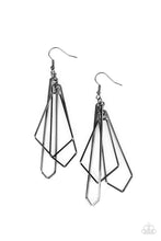 Cargar imagen en el visor de la galería, Shape Shifting Shimmer - Black Earrings