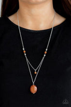 Cargar imagen en el visor de la galería, Time To Hit The ROAM - Orange Necklace