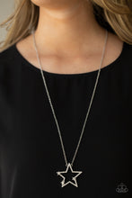 Cargar imagen en el visor de la galería, I Pledge Allegiance to the Sparkle - White Necklace