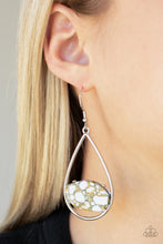 Load image into Gallery viewer, Tropical Terrazzo - White Earrings